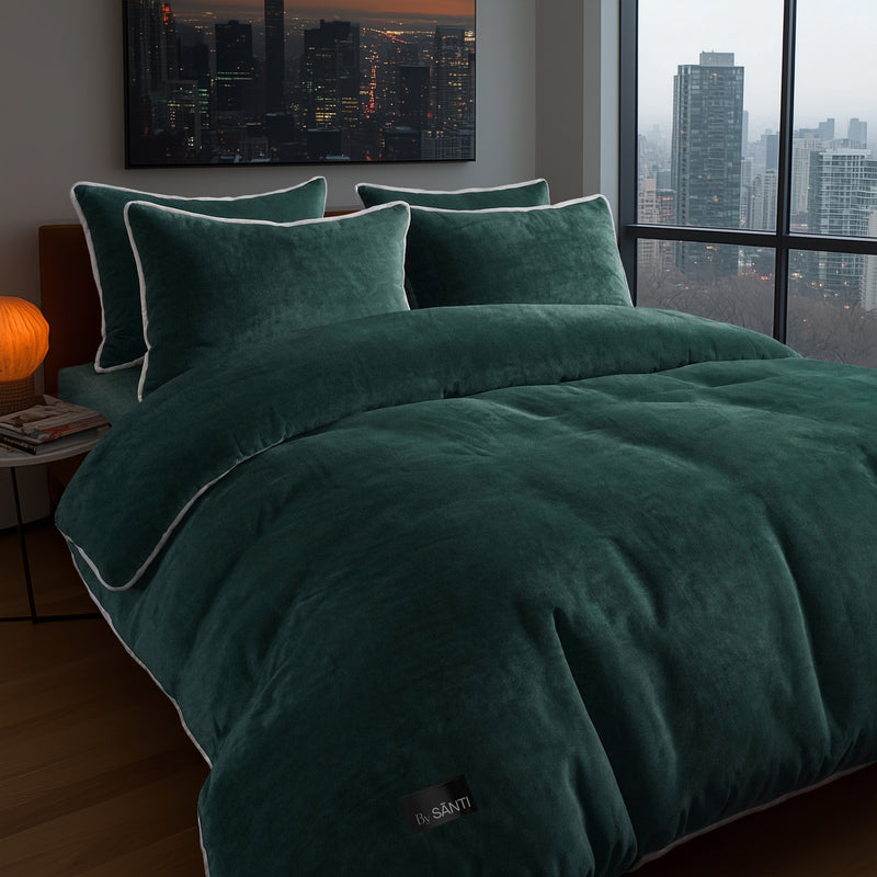 The Kefalonia Ultra-soft Velvet Bedding Set